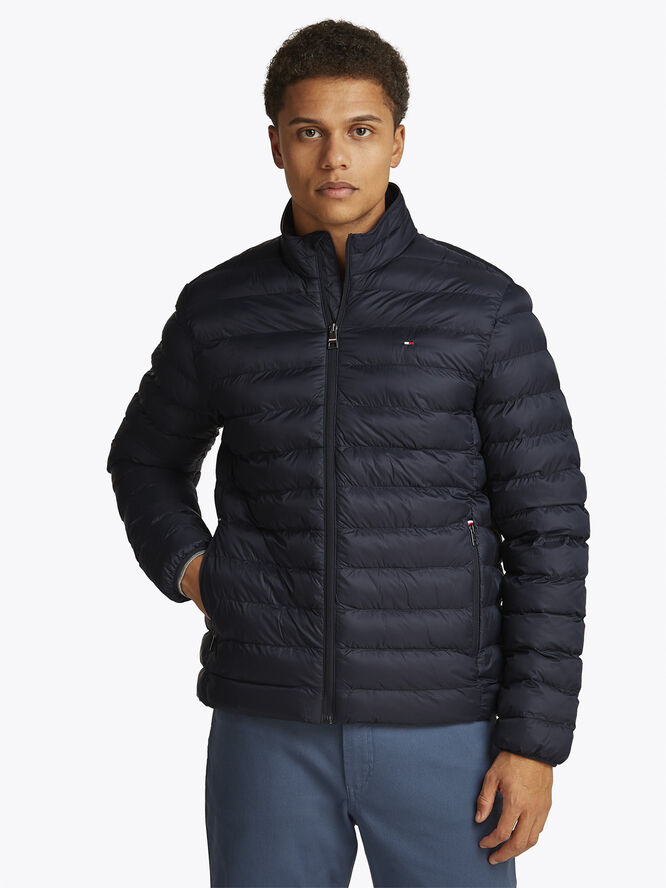 Tommy Hilfiger CORE PACKABLE RECYCLED JACKET Desert sky