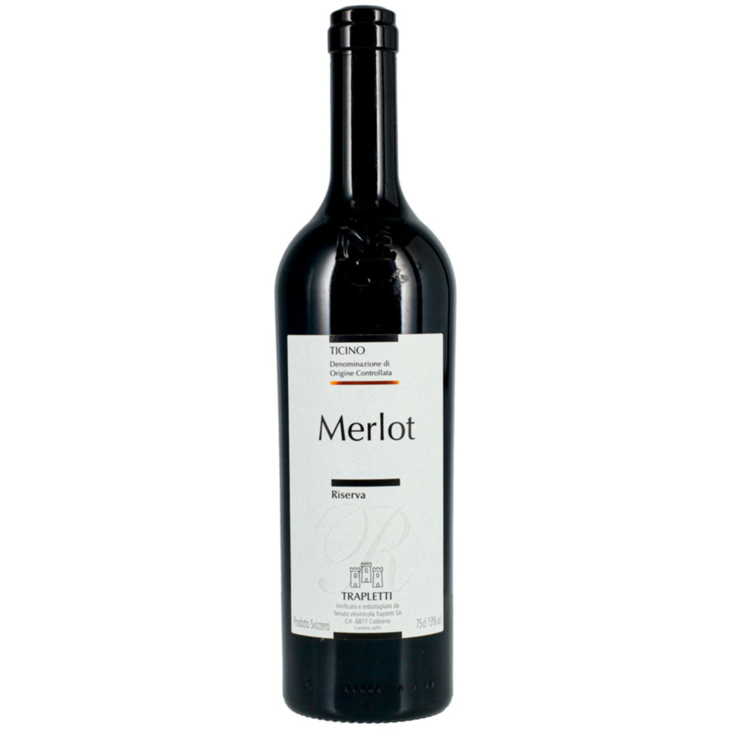 Ticino DOC Merlot Riserva Tenuta Vitivinicola Trapletti -75cl