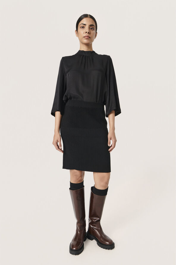 Soaked in Luxury SLPipa Skirt Black
