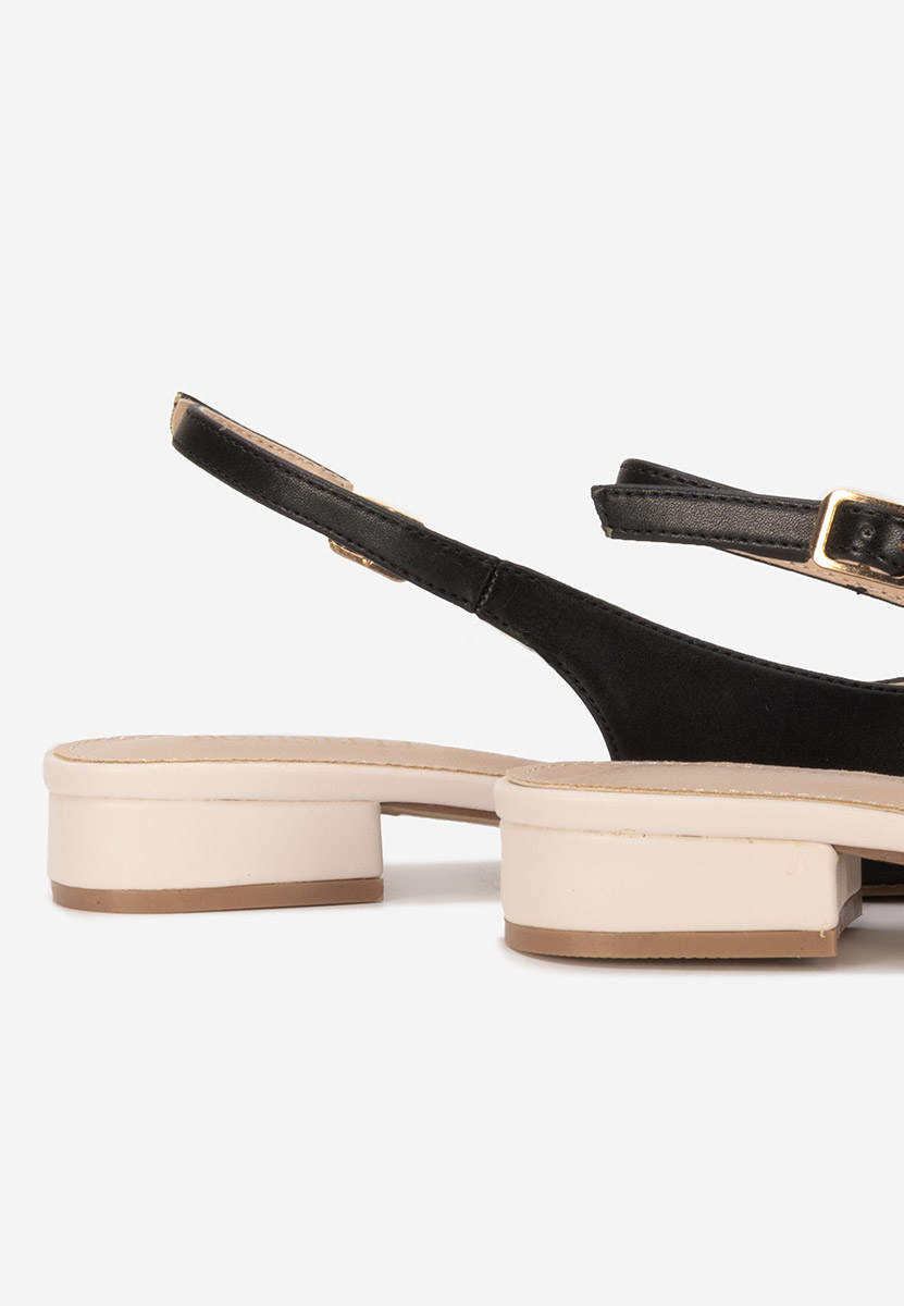 Chaussures slingback noirs Alissandra V2
