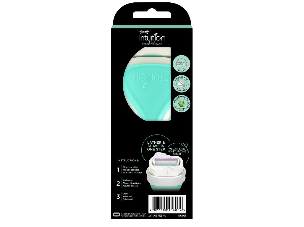 MÁQUINA WILKINSON INTUITION SENSITIVE CARE  1REC