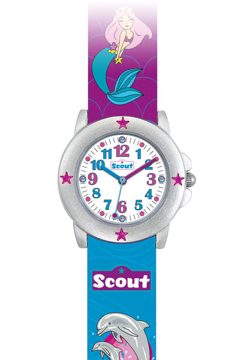 Scout Kinderuhr Wasserwelt Rosa / Pink 393.023