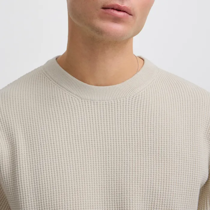Solid Hami Knit Sweater Heren