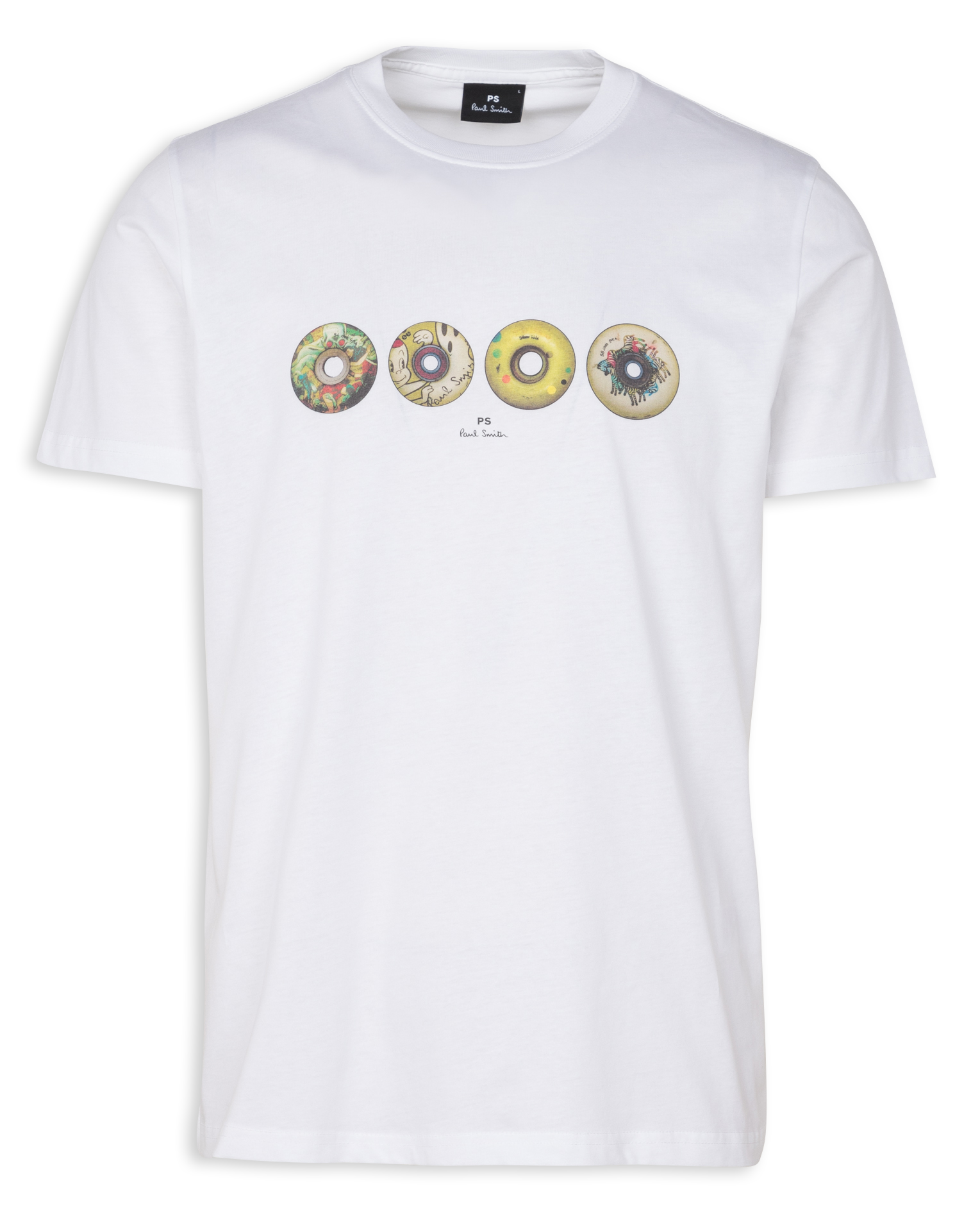 Tee-shirt col rond en coton biologique | Blanc