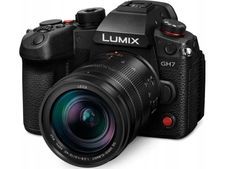 Panasonic GH7, 25,5 MP, 5776 x 4336 pixel, BSI CMOS, 4K Ultra HD, Berøringsskærm, Sort