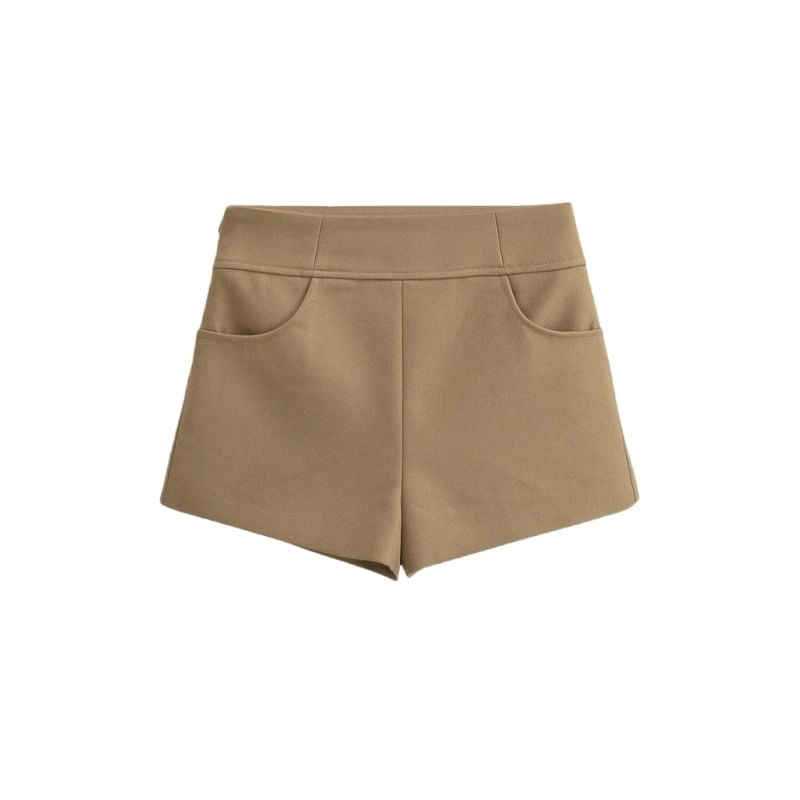 Faiar - Hoge taille effen shorts