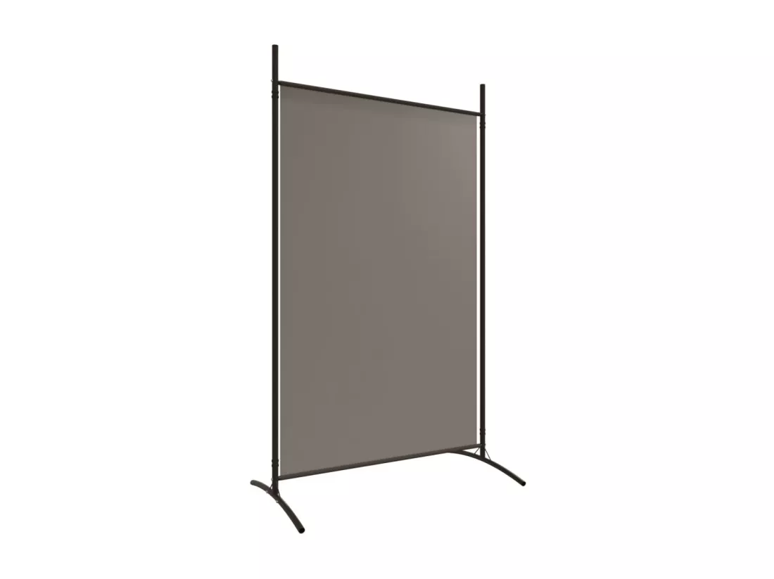 Cloison de séparation 6 panneaux Anthracite 520x180 cm Tissu