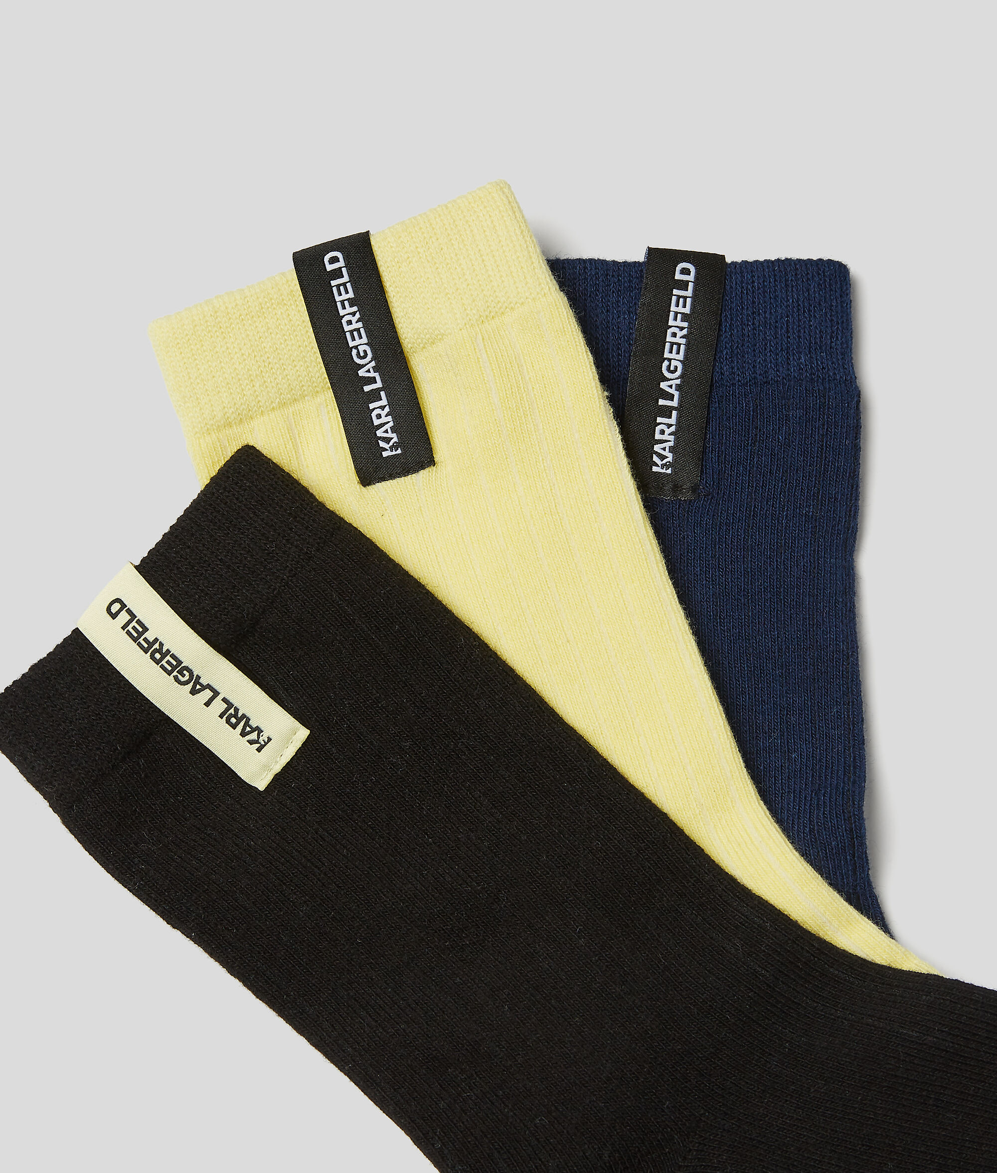 Lot de 3 paires de chaussettes avec étiquette logo K/Essential