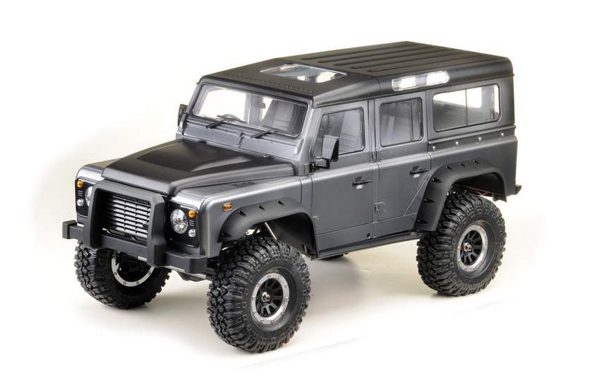 Scale Crawler Landi CR3.4 Grau, ARTR, 1:10<br>Crawler mit 2 Gang Getriebe, Portalachsen und Differenzialsperren