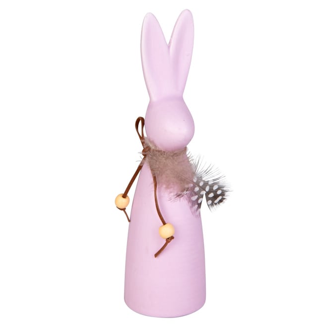 Hase - stehend - rosa - ca. 5,7 x 20,5 cm