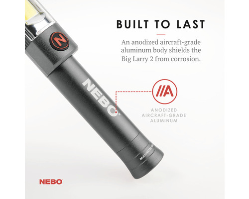 NEBO Big Larry Aluminium LED Zaklamp