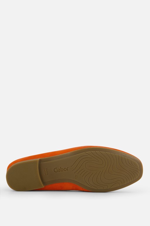 Gabor Instappers oranje Suede