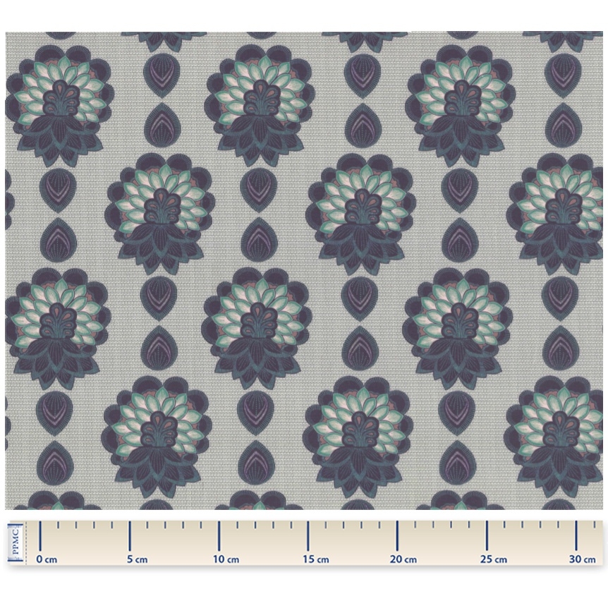 Tissu Coton Au Mètre Lotus Vert