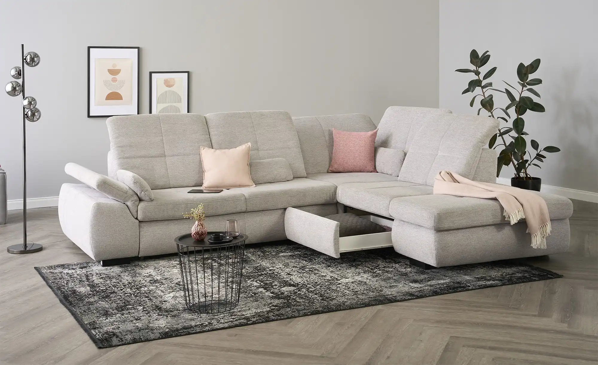 Ecksofa mit Funktion Perry