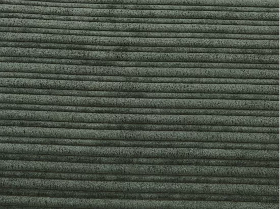 Fauteuil convertible en velours côtelé PALULA - Vert foncé