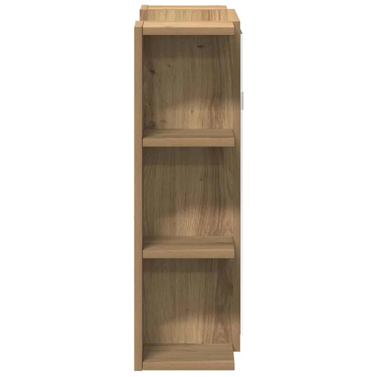 vidaXL Armoire à miroir de salle de bain - Chêne artisanal