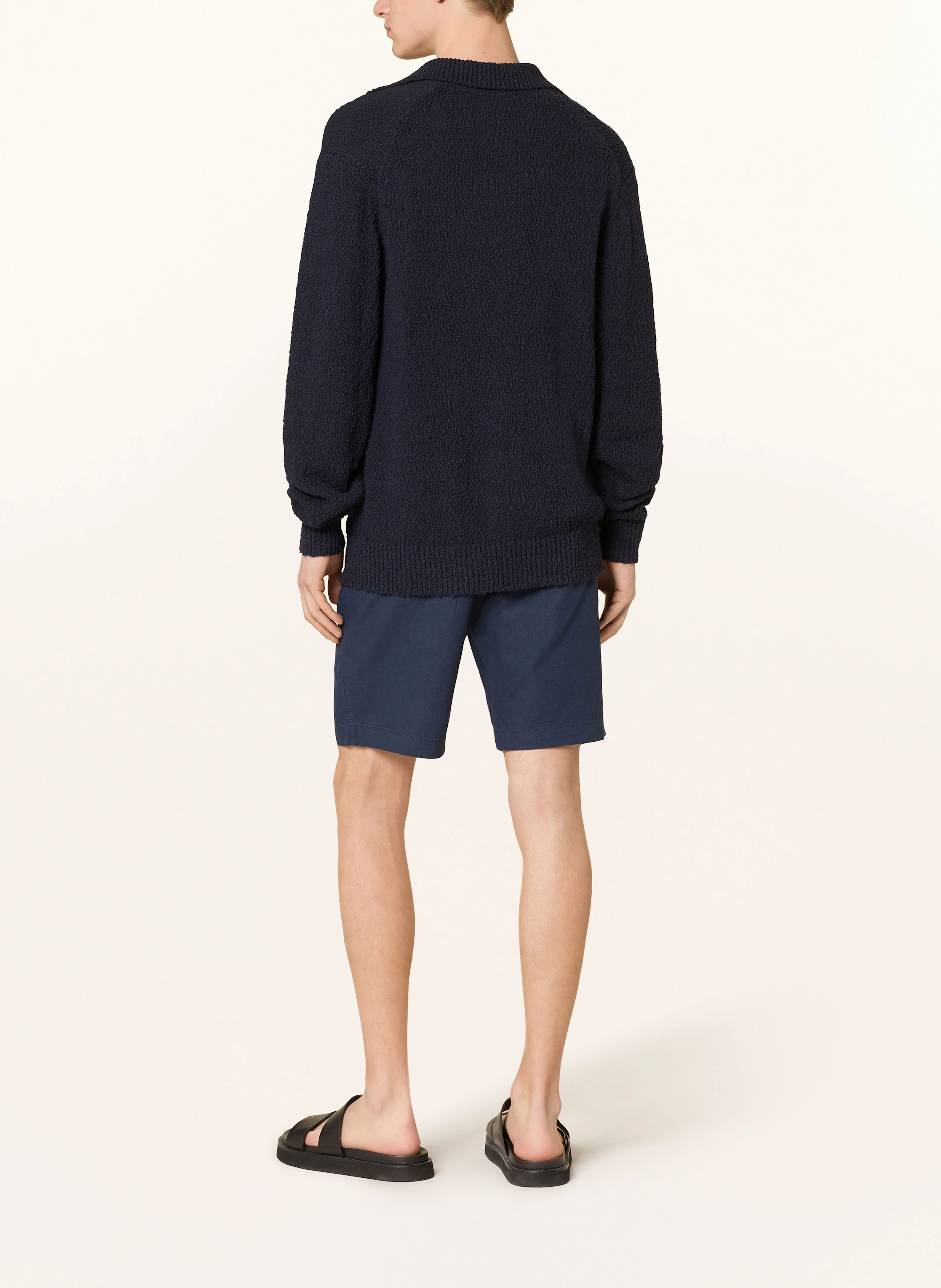 PAUL Shorts Comfort Fit mit Leinen