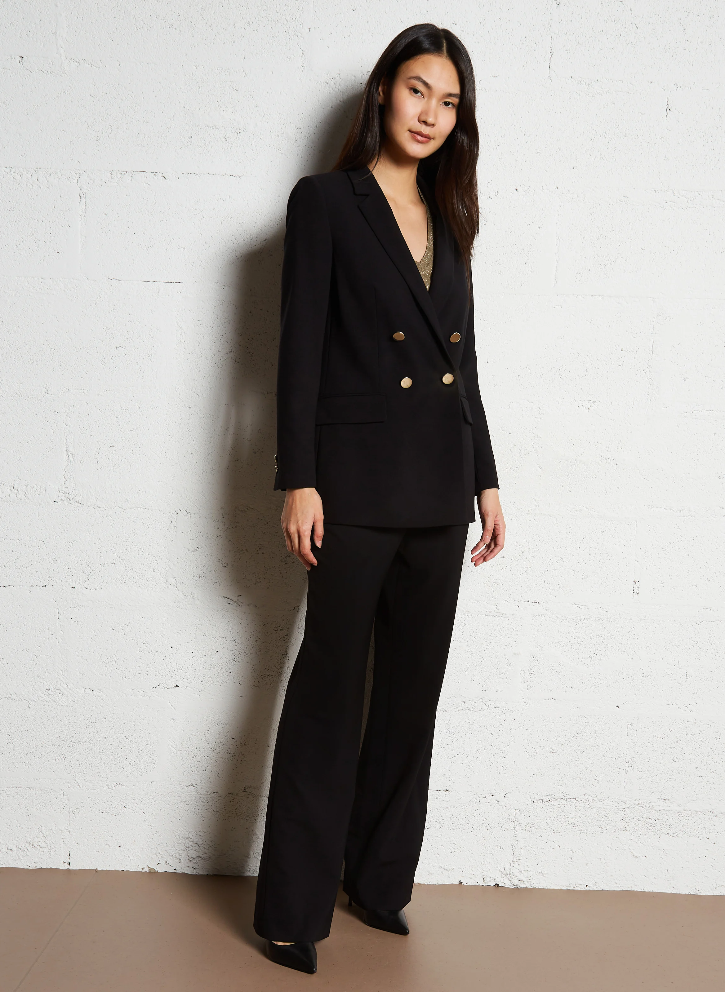 HUBERT - Pantalon droit | Noir