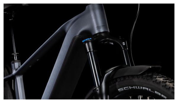 VTT Électrique Semi-Rigide Cube Reaction Hybrid Pro 800 Allroad Shimano Deore/Deore XT 12V 800 Wh 27.5'' Gris Metallic 2025