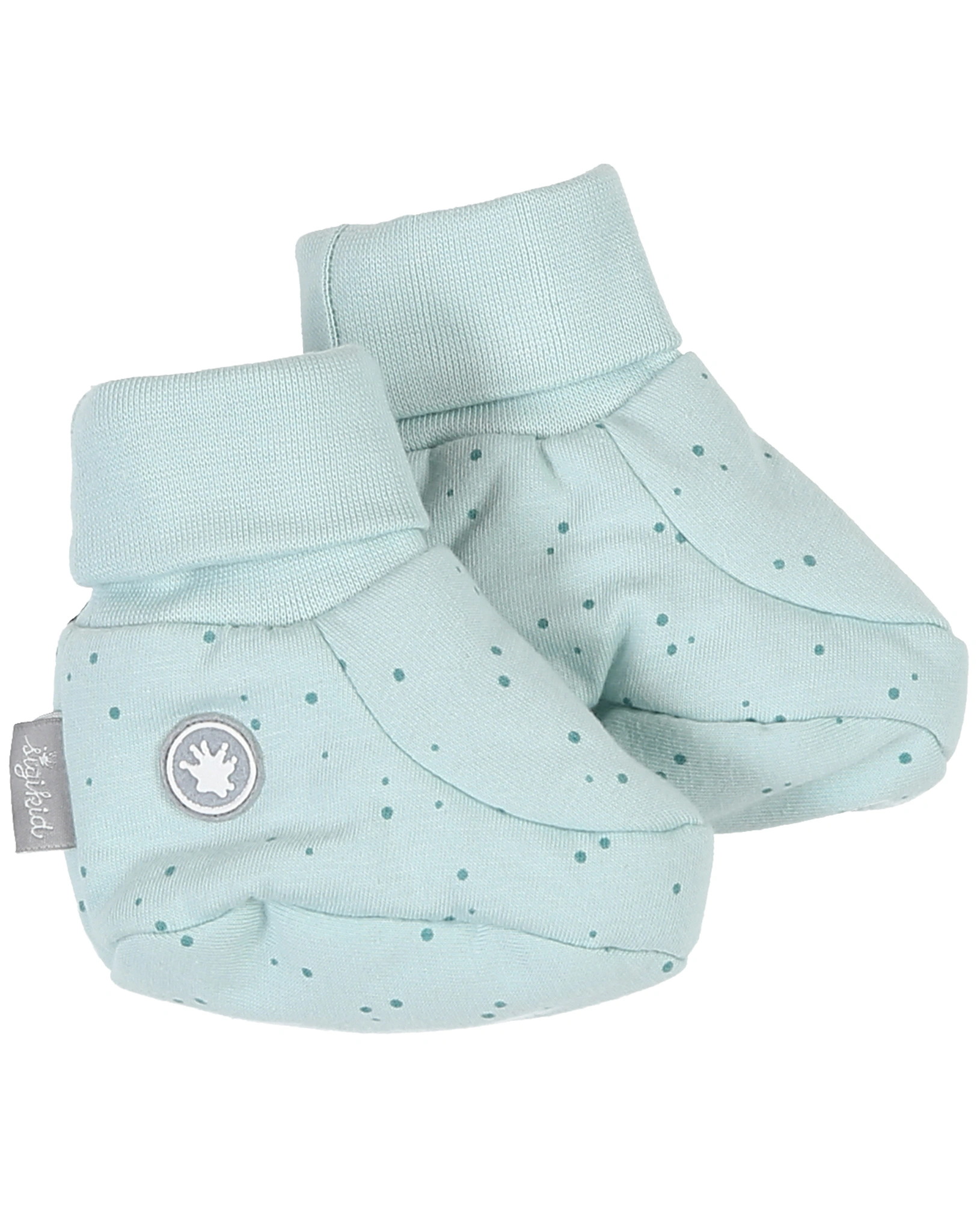 Babyschuhe  PÜNKTCHEN BÄR  in grün