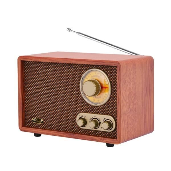Adler retro Bluetooth-højttaler med FM/AM-radio