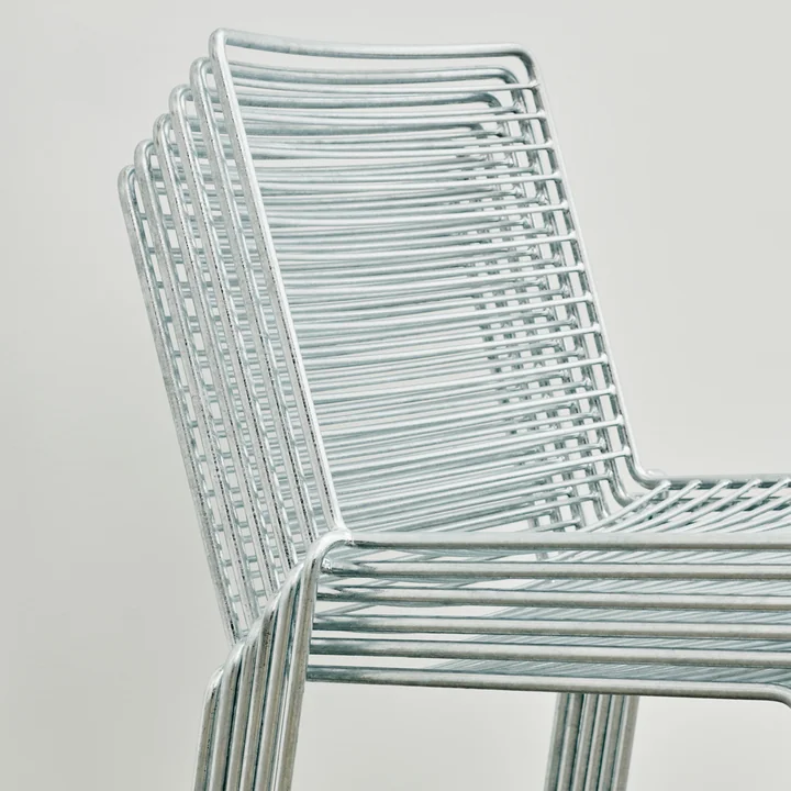 HAY - Hee Dining Chair, weiss (4er-Set)