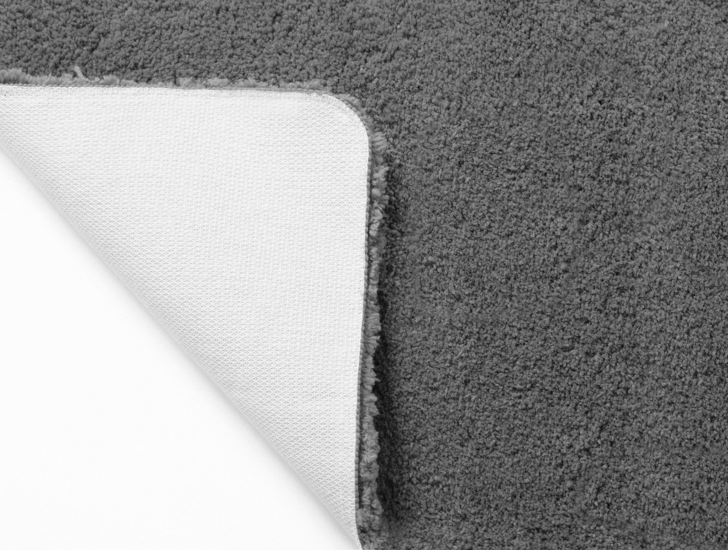 GOODproduct Badematte »Sanremo, Badvorleger, Badezimmer Teppich, sehr weich« Höhe 30 mm rutschhemmend beschichtet fussbodenheizungsgeeignet | schnell trocknend Badteppich, unifarben, rechteckig, rund & als 3-tlg. Set erhältlich