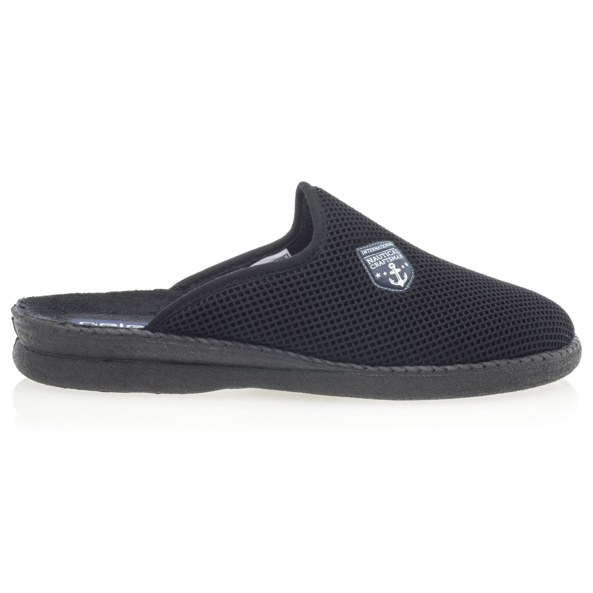 Pantoufles mules Homme noir