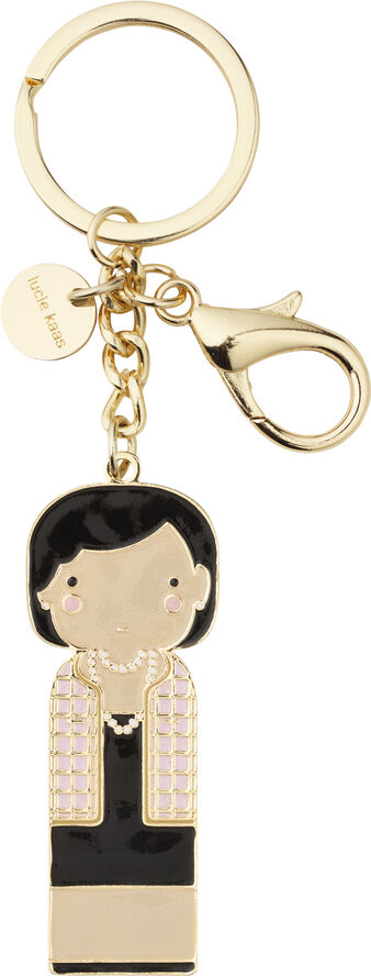 Lucie Kaas Sketch.inc. - Keychain | Coco In Pink, 6 cm Multicolor