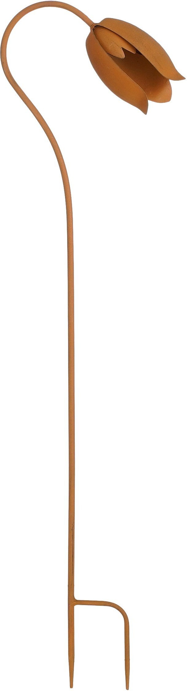 Mica Decorations tuinsteker Ferru tulp bruin 25,5 x 10,5 x 85,5 cm