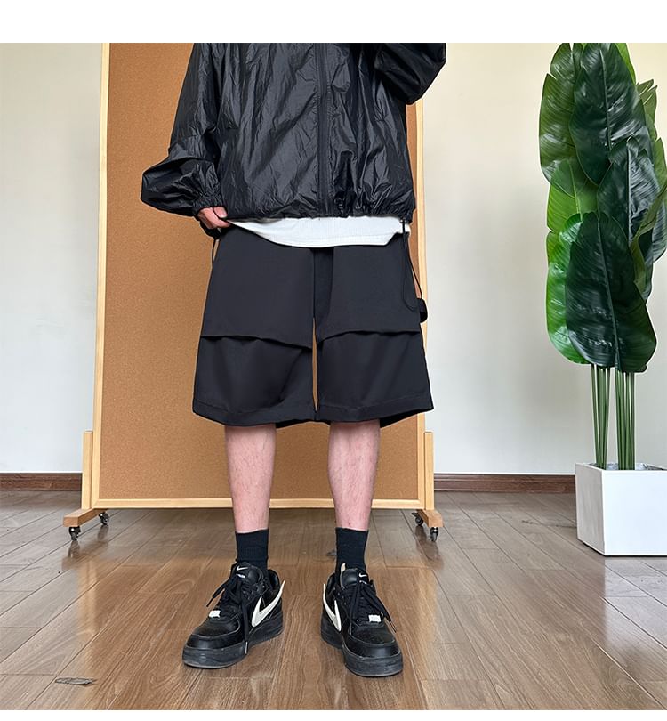 VEAZ - Mid Rise Plain Cargo Shorts