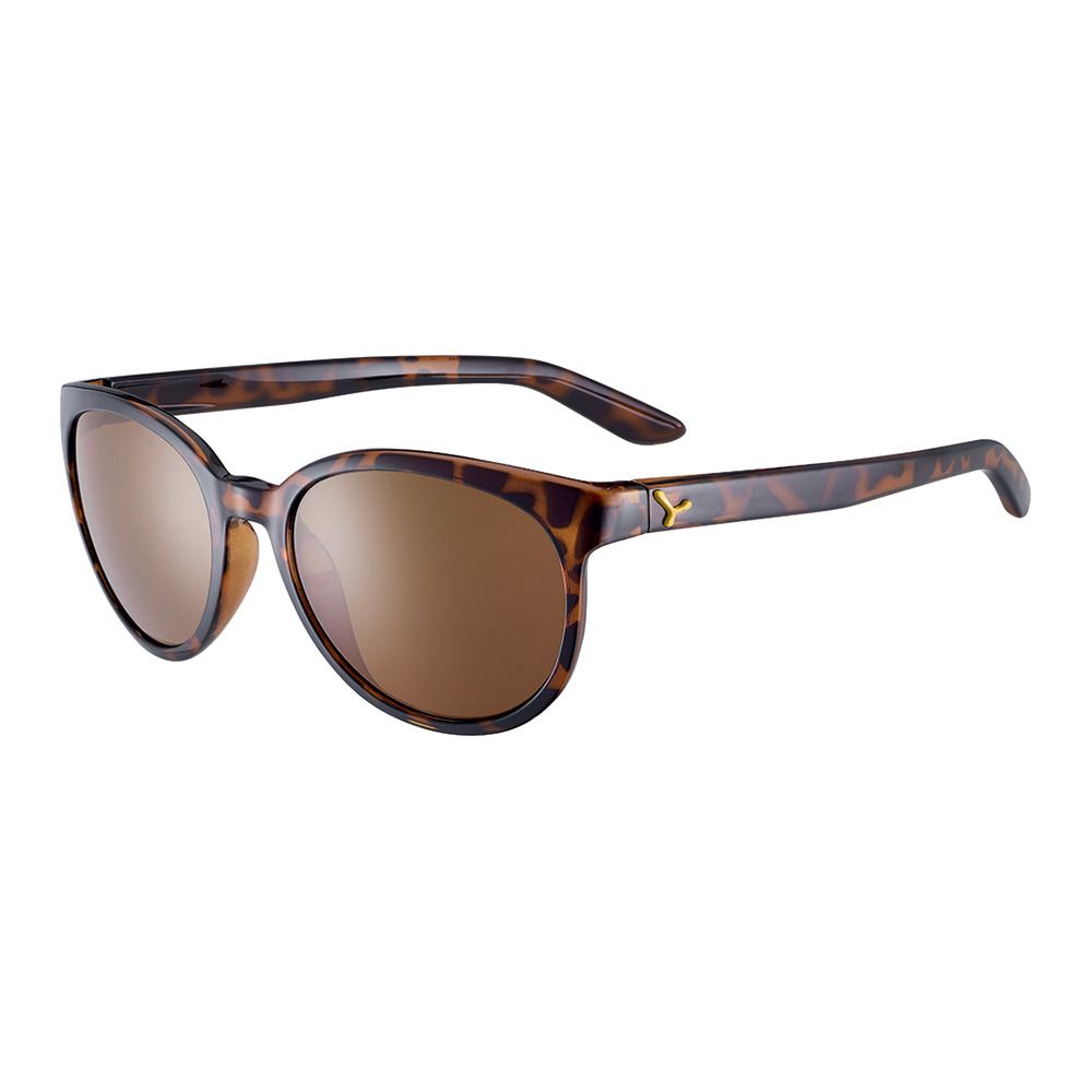 Cebe SUNRISE - Lunettes de soleil tortoise gold shiny/zone brown
