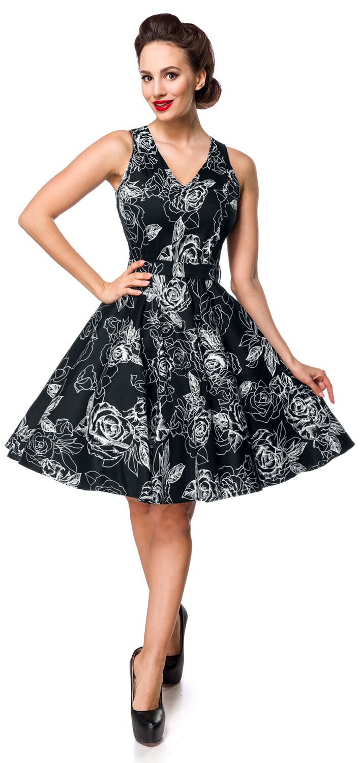 Swing Floral Dress | Belsira Robe mi-longue