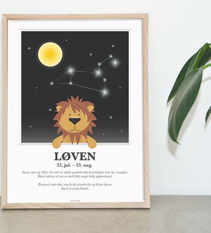 Kids by Friis Poster - Sternzeichen - Der Löwe
