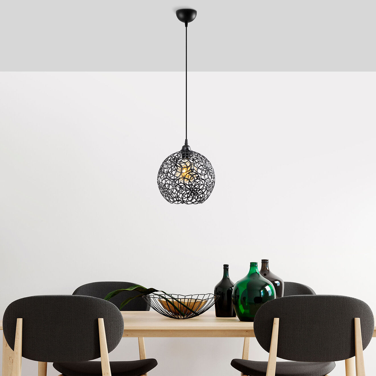 Sheen Suspension Hay noire - 126x25 cm