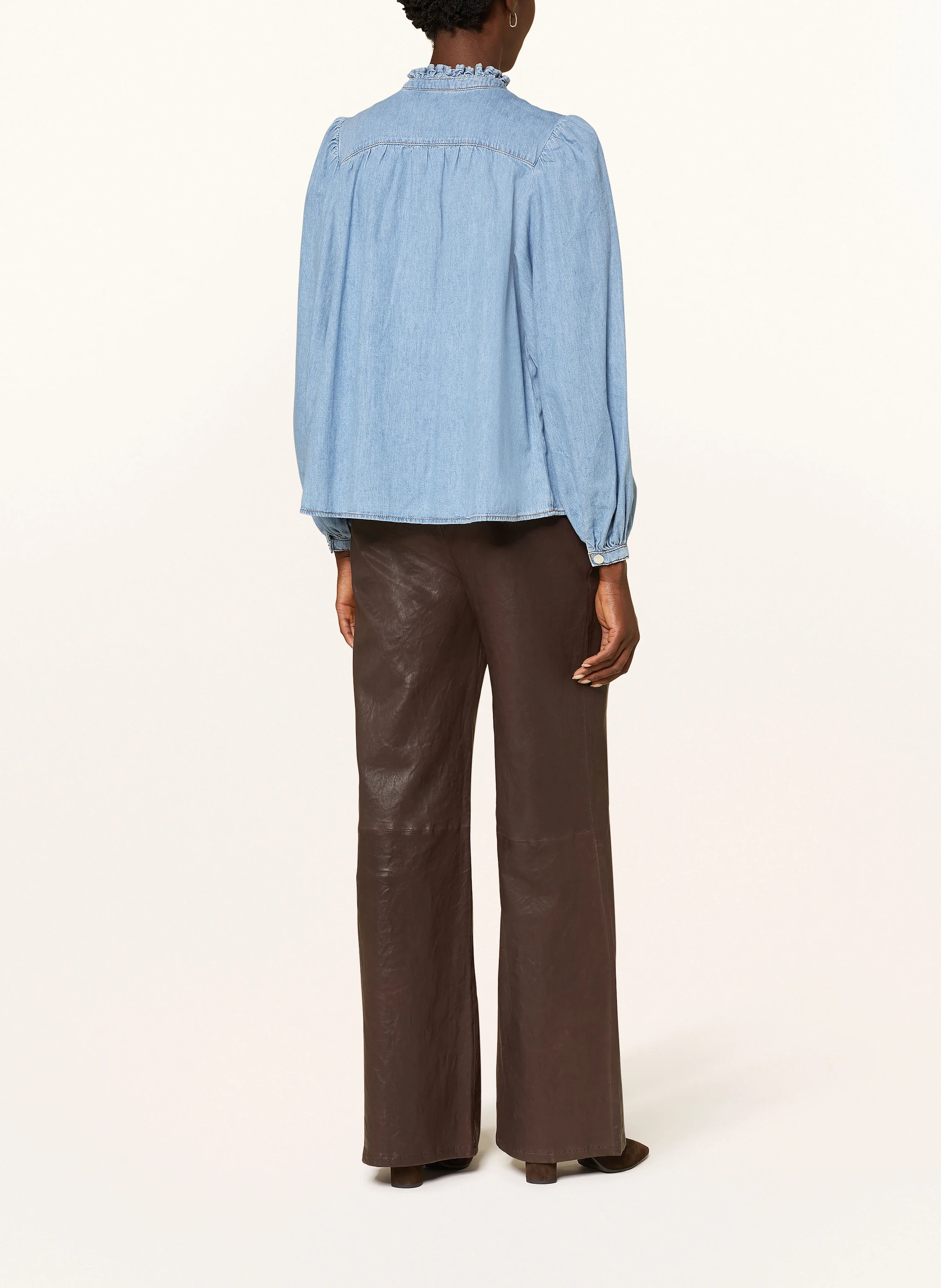ba&sh Blusenshirt LOUISE in Jeansoptik