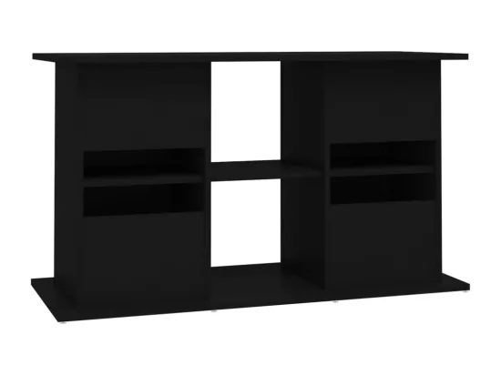 Support pour aquarium noir 101x41x58 cm bois d'ingénierie