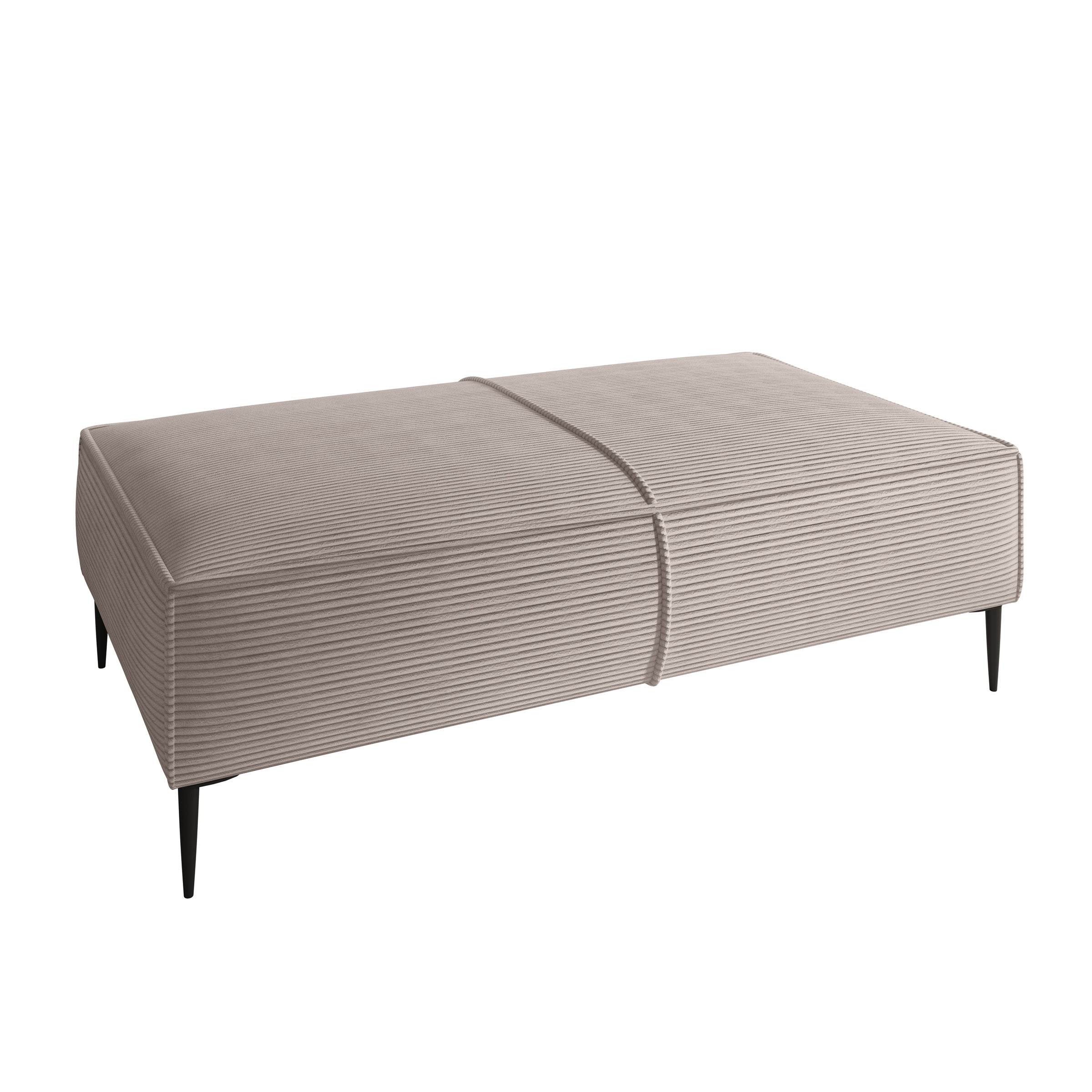 Odin - Poef - Ribstof beige