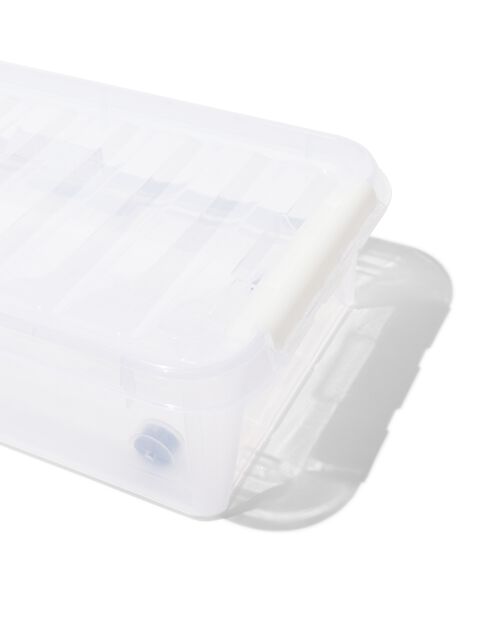 boîte à roulette 31L Paris transparent 72x40x20