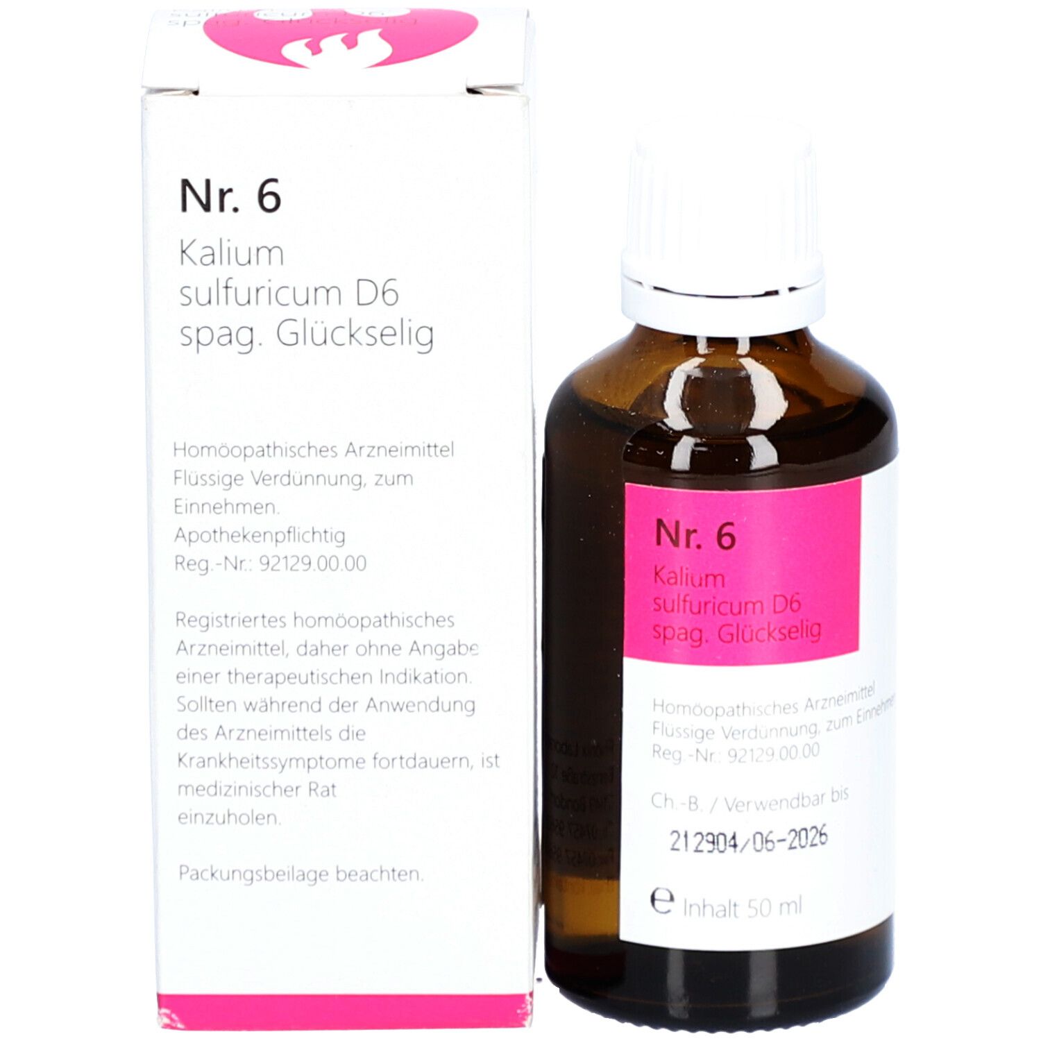 NR.6 Kalium sulfuricum D 6 spag.Glückselig