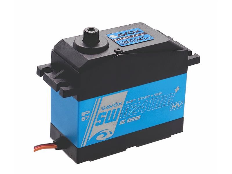 Savöx Giant Scale Servo SW-0241MG  40 kg, 0.17 s, Digital H Wasserdichtes Digital Servo für Grossmodelle mit Metallgetriebe und Softstart