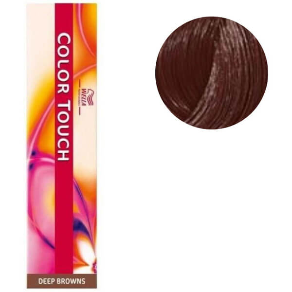 Coloration Color Touch Deep browns n°6/75 blond foncé marron acajou Wella 60ML