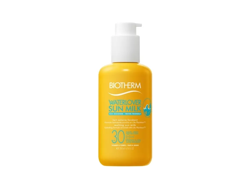 Biotherm Waterlover Sun Milk w/Pump SPF30 - Dame - 200 ml