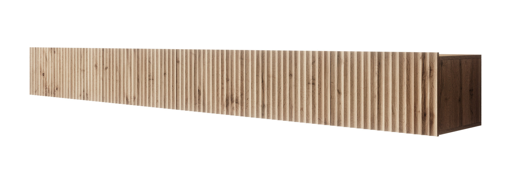 Meubella - TV-Meubel Pepinos - Eiken - 300 cm