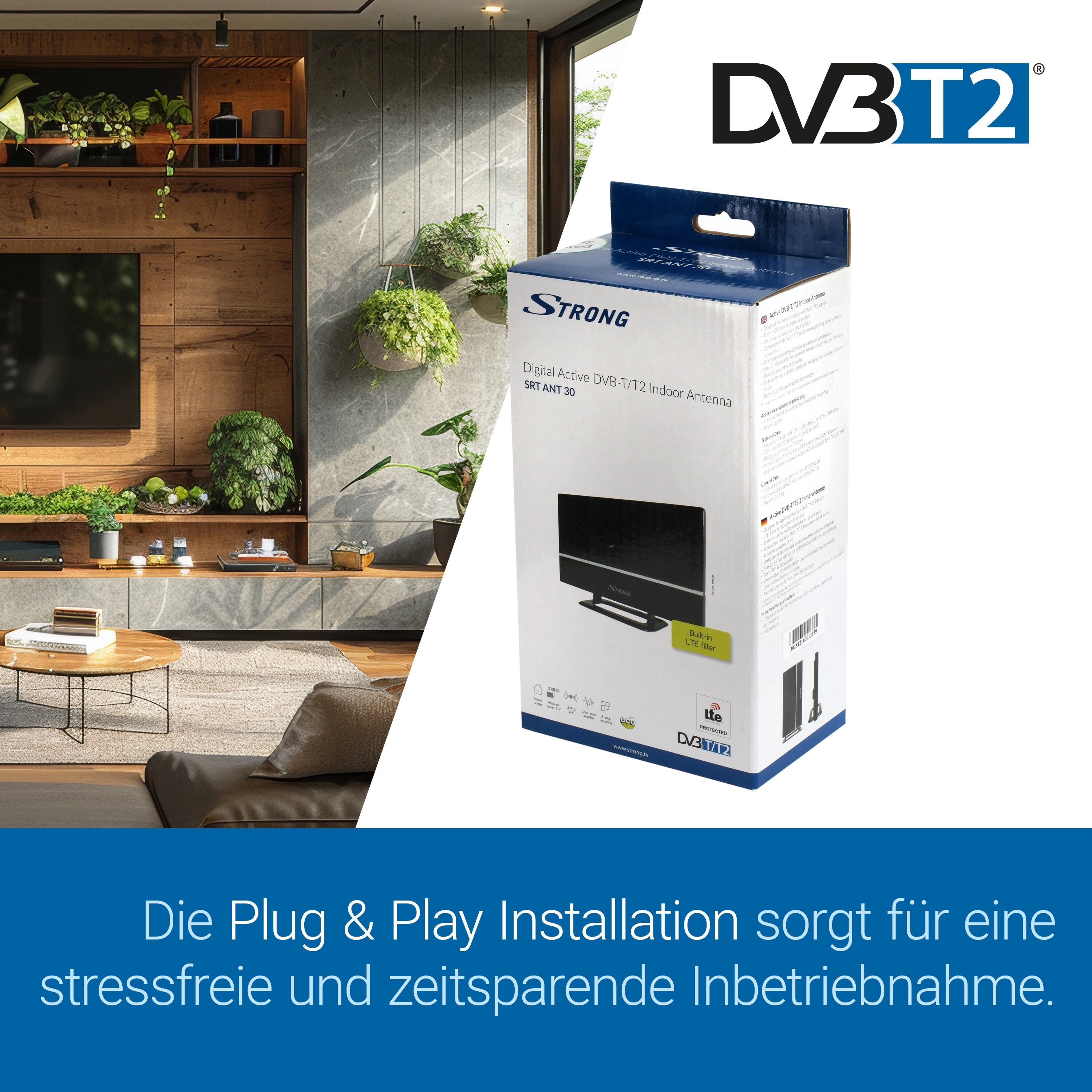 Strong SRT ANT 30 DVB-T2 Zimmerantenne