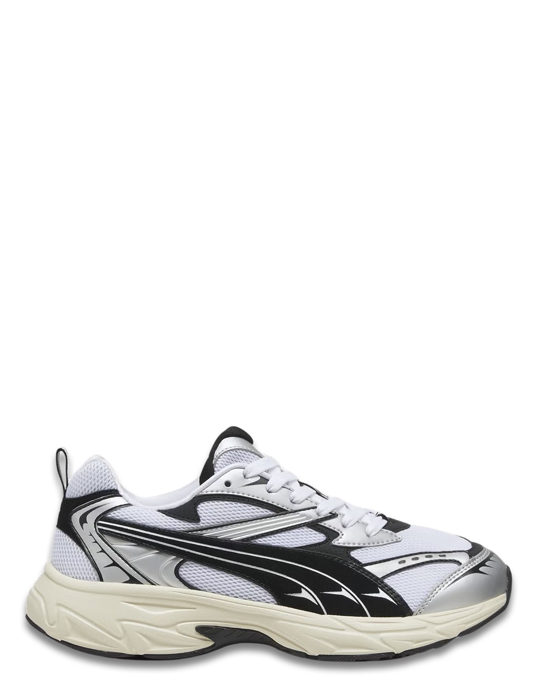 puma Sneakers Mixtes Morphic Retro Blanc/Noir