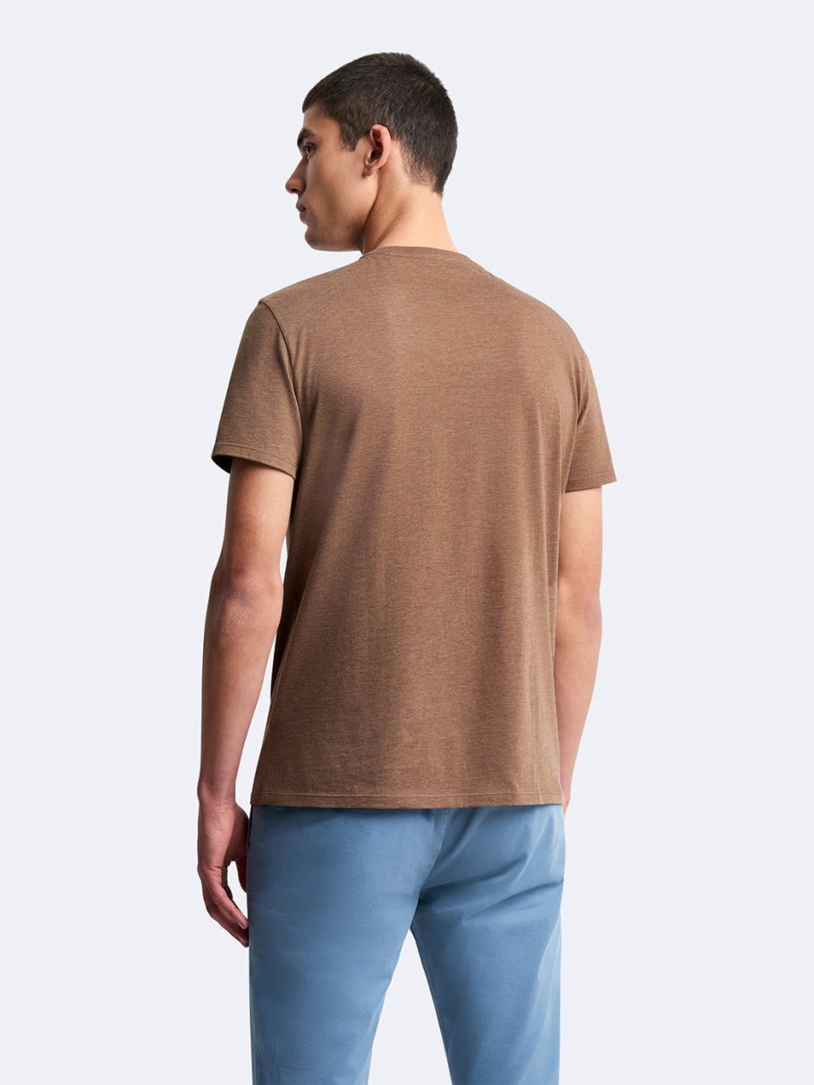 Tee-shirt col rond à motif devant