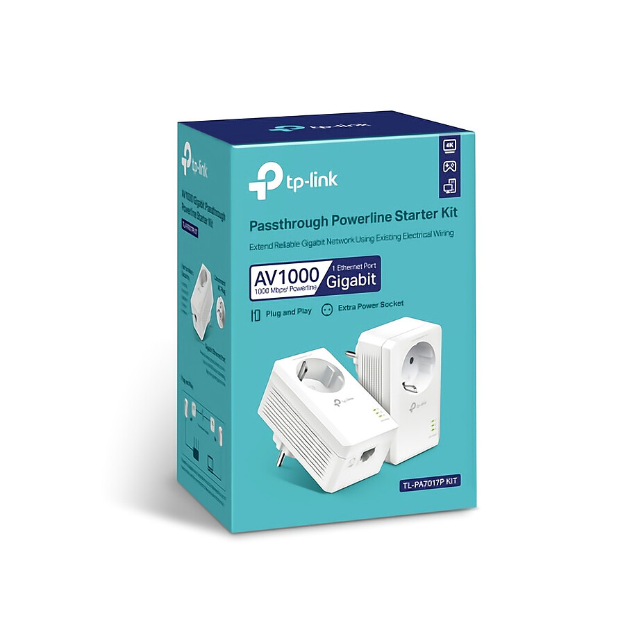 TP-Link TL-PA7017P KIT - Pack 2 CPL1000