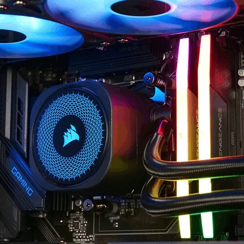 Unité Centrale Mred PC Gaming CBT073-03 Intel Core i5 16 Go RAM 1 To SSD Nvidia GeForce RTX 5060 Ti Noir