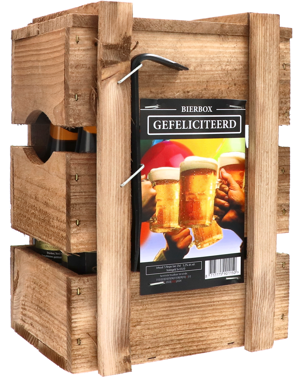 Bierbox Gefeliciteerd met Breekijzer 125 cl